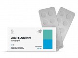 Купить золтралин солофарм, таблетки покрытые пленочной оболочкой 100 мг, 30 шт в Бору