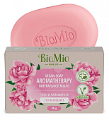 Купить biomio (биомио) bio-soap aromatherapy мыло натуральное пион и эфирное масло пальмарозы 90 гр в Бору