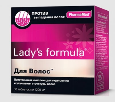 Купить lady's formula (леди-с формула) для волос, таблетки 30 шт бад в Бору
