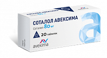 Купить соталол авексима, таблетки 80мг, 20 шт в Бору