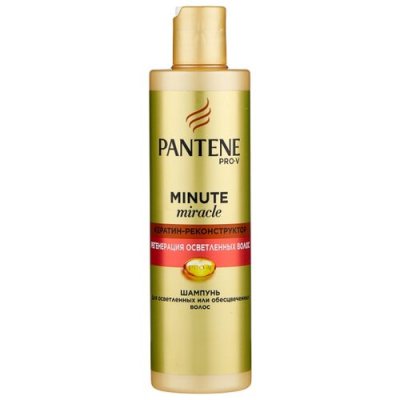 Купить pantene pro-v (пантин) шампунь minute miracle мицелярный регенерирующий для осветленных волос, 270 мл в Бору