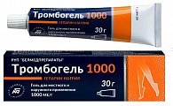 Купить тромбогель, гель для наружного применения 1000ме/г, 30г в Бору