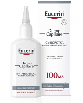 Купить eucerin dermo capillaire (эуцерин) сыворотка против выпадения волос 100 мл в Бору