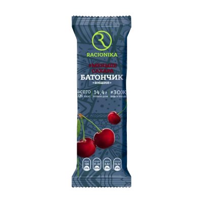 Купить racionika (рационика) сахар-контроль батончик со вкусом вишни, 50г в Бору