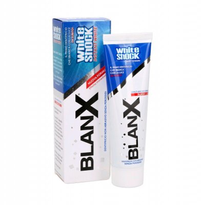 Купить бланкс (blanx) зубная паста вайт шок мгновенное отбеливание,75мл в Бору