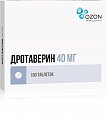 Купить дротаверин, таблетки 40мг, 100 шт в Бору