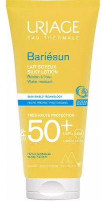 Купить uriage bariesun (урьяж барьесан) молочко для лица и тела шелковистое солнцезащитное 100мл spf50+ в Бору