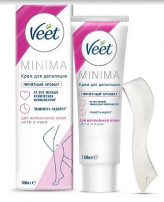 Купить veet minima (вит) крем для депиляции для нормальной кожи, 100мл в Бору