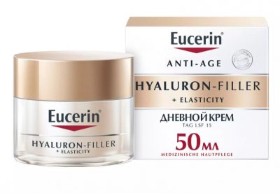 Купить eucerin hyaluron-filler+elasticity (эуцерин) крем для лица дневной 50 мл в Бору