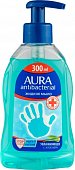 Купить aura (аура) мыло жидкое антибактериальное с алоэ, 300мл в Бору