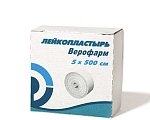 Пластырь Верофарм фиксирующий на тканевой основе 5см х5м