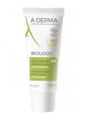 Купить a-derma biology (а-дерма) крем для хрупкой кожи лица и шеи насыщенный увлажняющий, 40мл в Бору