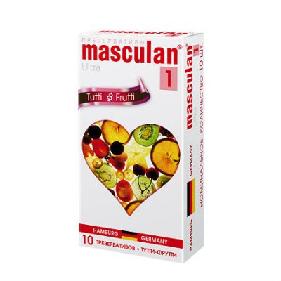 Купить masculan-1 (маскулан) презервативы ультра тутти-фрутти 10шт в Бору