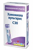 Купить хамомилла вульгарис с30, гомеопатический монокомпонентный препарат растительного происхождения, гранулы гомеопатические 4 гр  в Бору