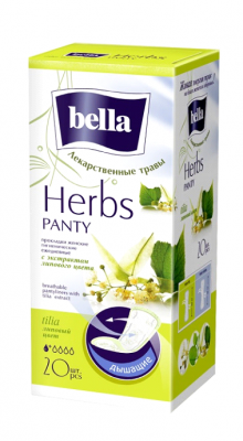 Купить bella (белла) прокладки panty herbes с экстрактом липового цвета 20 шт в Бору