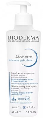 Купить bioderma atoderm (биодерма атодерм) гель-крем для лица и тела интенсив 200мл в Бору