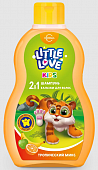 Купить little love (литтл лав) шампунь+бальзам для волос 2в1 детский тропический микс, 400мл  в Бору