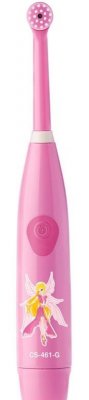 Купить зубная щетка электрическая cs medica kids cs-461-g, розовая в Бору