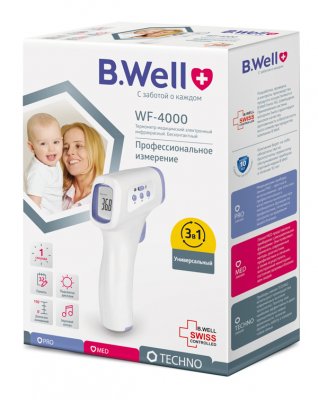 Купить термометр инфракрасный b.well (би велл) wf-4000 бесконтактный в Бору