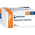 Купить мемантин-вертекс, таблетки, покрытые пленочной оболочкой 20мг, 90 шт в Бору