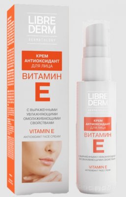 Купить librederm витамин е (либридерм) крем-антиоксидант для лица, 50мл в Бору