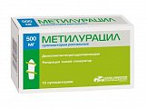 Купить метилурацил, суппозитории ректальные 500мг, 10 шт в Бору