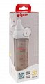 Pigeon Softouch Peristaltic Plus (Пиджен) бутылочка стеклянная с силиконовой соской с 3 месяцев, 240 мл