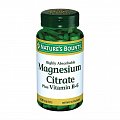 Купить nature's bounty (нэйчес баунти) цитрат магния с витамином в6, таблетки 60 шт бад в Бору