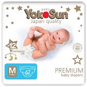 Купить yokosun premium (йокосан) подгузники размер m (5-10кг) 62шт в Бору