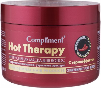 Купить complimen hot therapy (комплимент) маска для волос интенсивная с термоэффектом, 500мл в Бору