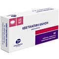 Купить кветиапин-канон, таблетки, покрытые пленочной оболочкой 25мг, 60 шт в Бору