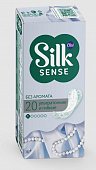 Купить ola! (ола) прокладки ежедневные silk sens light стринг-мультиформ без запаха, 20 шт в Бору