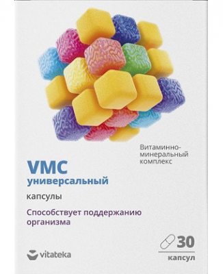 Купить витаминно-минеральный комплекс vmc универсальный витатека, капсулы 30 шт бад в Бору