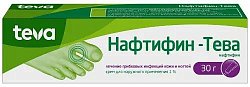 Купить нафтифин-тева, крем для наружного применения 1%, 30 г в Бору