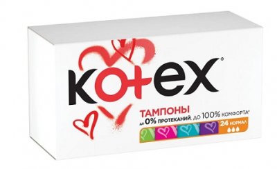 Купить kotex (котекс) тампоны нормал 24шт в Бору