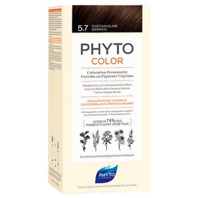 Купить фитосолба фитоколор (phytosolba phyto color) краска для волос оттенок 5,7 светлый каштан в Бору
