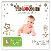 Купить yokosun premium (йокосан) подгузники размер l (9-13 кг) 54шт в Бору