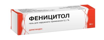 Купить феницитол, гель для наружного примения 0,1%, 30г от аллергии в Бору