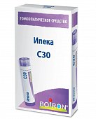 Купить ипека с30, гомеопатический монокомпонентный препарат растительного происхождения, гранулы гомеопатические 4 гр в Бору