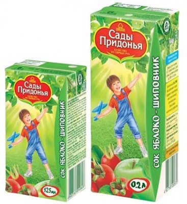 Купить сады придонья сок, ябл/шипов 125мл (сады придонья апк, россия) в Бору