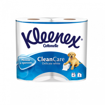 Купить kleenex (клинекс) клин кеа туалетная бумага деликатная 2-х слойная, рулон 4шт в Бору