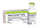 Купить ринсулин нпх, суспензия для подкожного введения 100 ме/мл, флакон 10мл, 1 шт в Бору