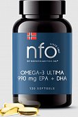 Купить норвегиан фиш оил (nfo) омега-3 ультима, капсулы 1600мг, 120шт бад в Бору