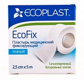 Купить ecoplast ecoplast медицинский фиксирующий тканый 2,5см х 5м в Бору