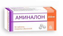 Купить аминалон, таблетки, покрытые оболочкой 250мг, 50 шт в Бору