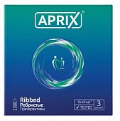 Купить aprix (априкс) презервативы ribbed (ребристые) 3шт в Бору