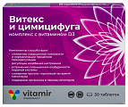 Купить витамир витекс и цимицифуга комплекс с витамином д3, таблетки, покрытые оболочкой массой 165мг 30шт бад в Бору
