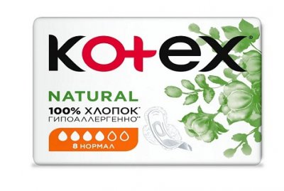 Купить kotex natural (котекс) прокладки нормал 8шт в Бору