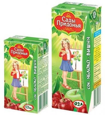 Купить сады придонья сок, ябл/виш 125мл (сады придонья апк, россия) в Бору