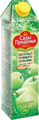 Купить сады придонья сок, ябл. 100% 1л (сады придонья апк, россия) в Бору